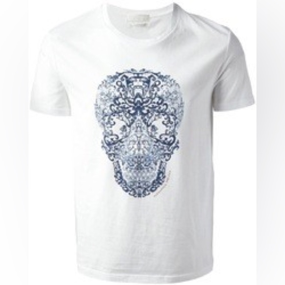 Alexander McQueen ICONIC Lace Luxury Skull shirt